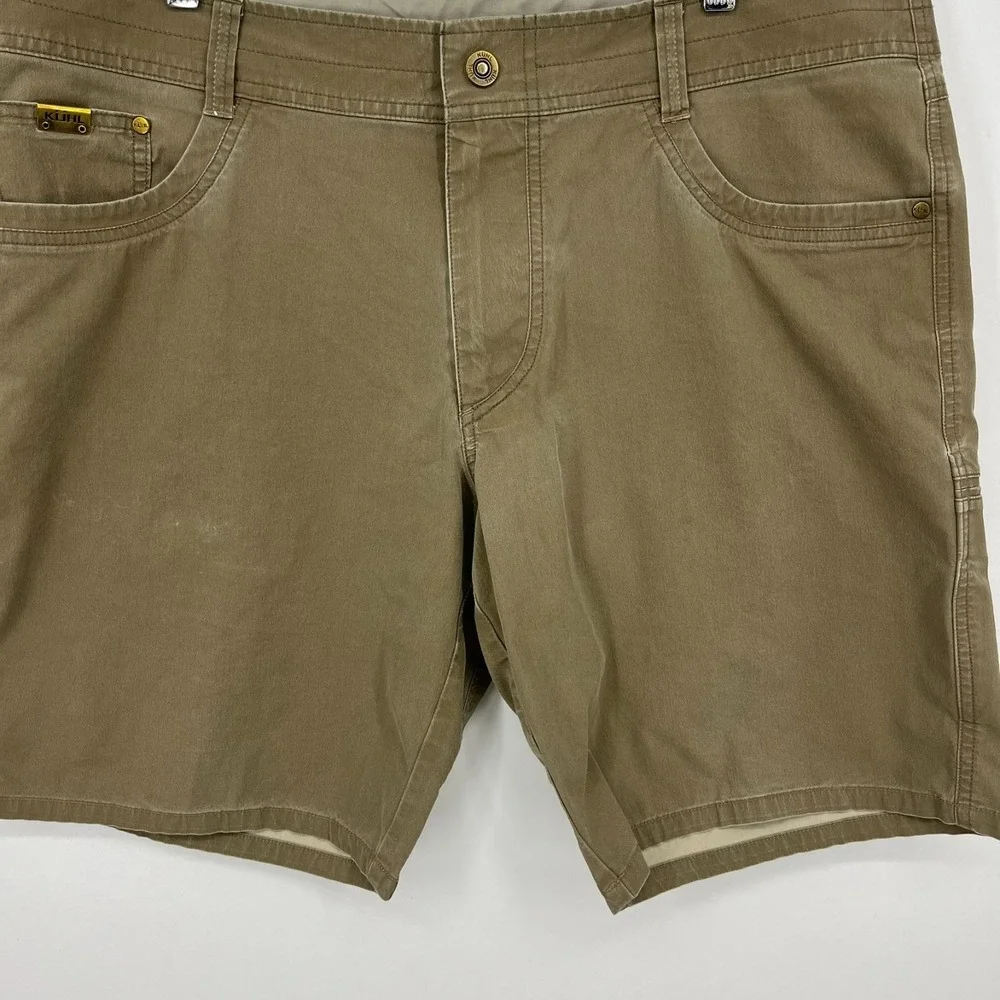 Kuhl Shorts Men's Size 38 Brown Vintage Patina Dye‎ Outdoors Hiking Pockets